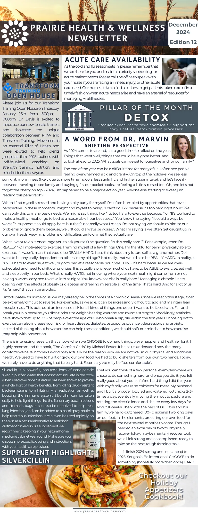 PHW Newsletter - Edition 12