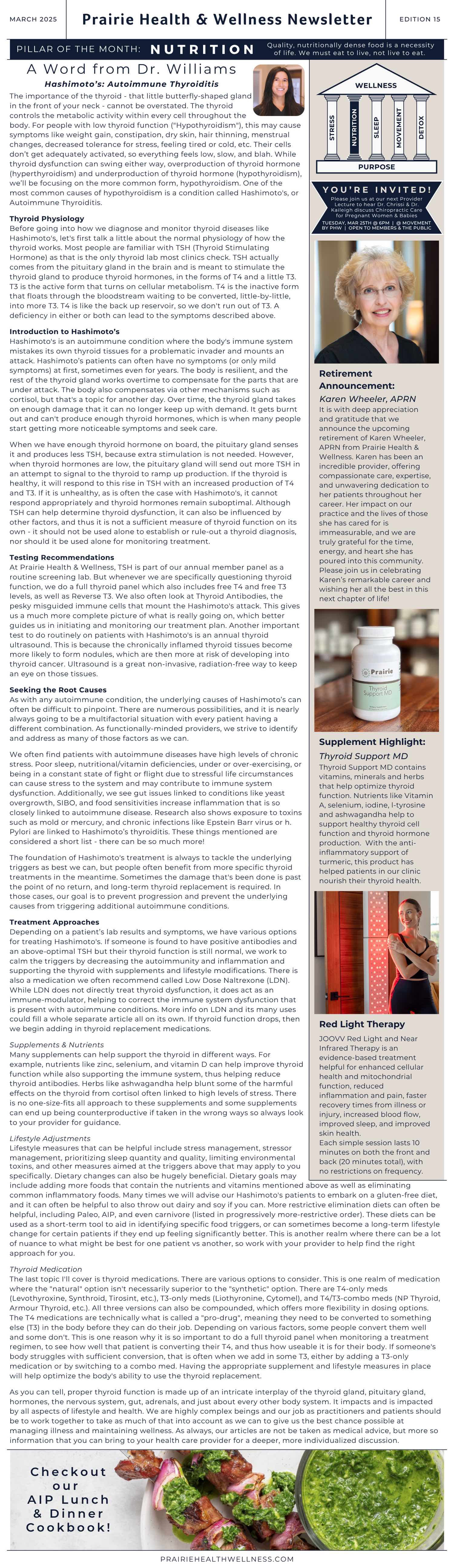 PHW Newsletter - Edition 15